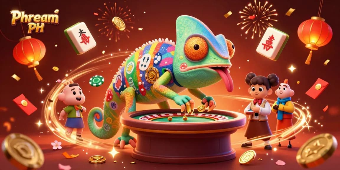 Win big with Phdream PH at this vibrant casino illustration featuring exciting games and golden coins!