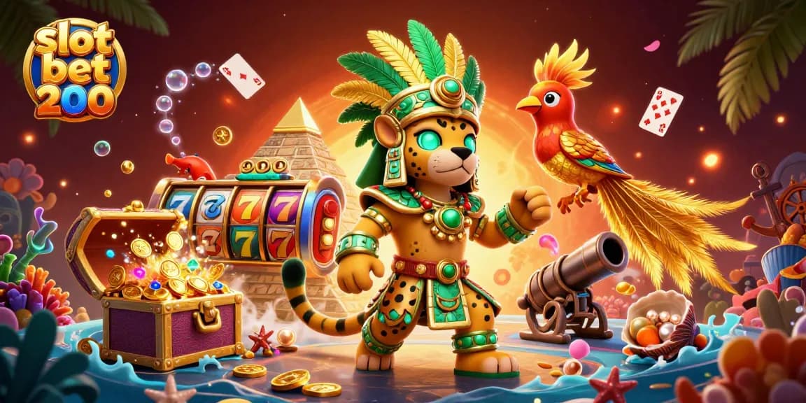 Experience the thrill of slot bet 200 with contrasting elements of jackpot excitement and vibrant casino imagery.