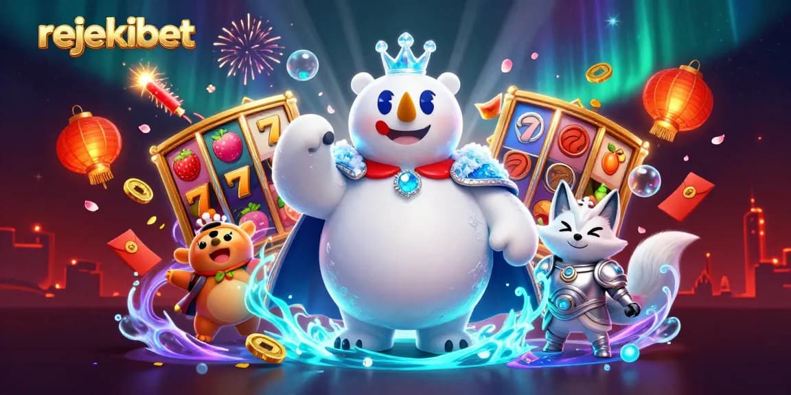 Experience rejekibet thrilling slot gameplay with engaging characters and vibrant casino elements.