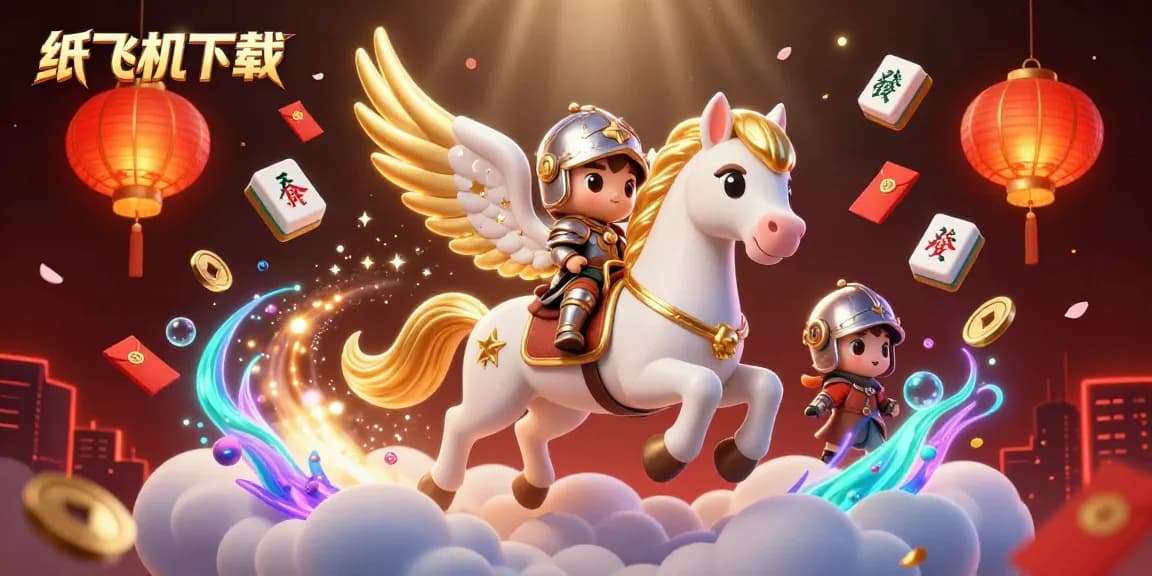 Experience the thrill with 纸飞机下载, a vibrant 3D casino illustration filled with dynamic elements and energy.