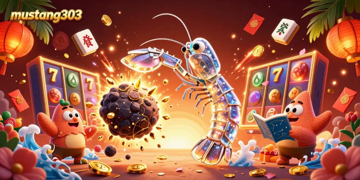 Experience thrilling gameplay with mustang303 featuring vibrant slot elements and dynamic characters.
