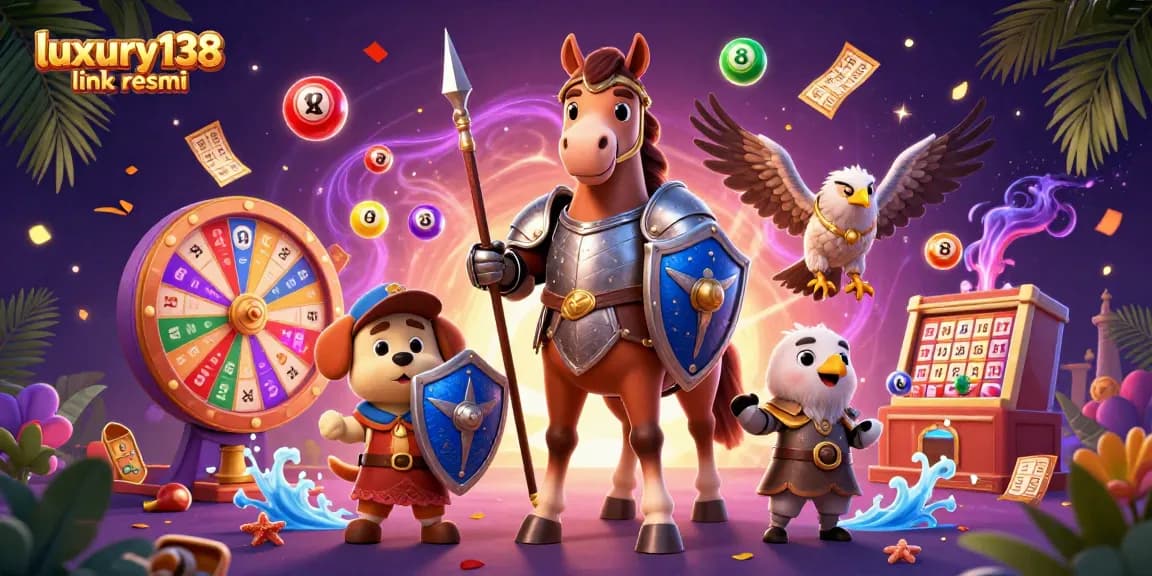 Participate in exhilarating games with luxury138 link resmi amidst bouncing lottery balls and golden prizes.