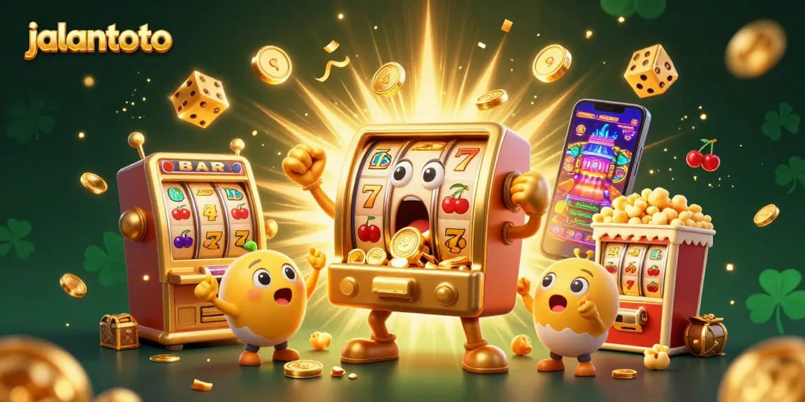 Menangkan jackpot di jalantoto dengan mesin slot emas yang bersinar dan banyak keberuntungan berlimpah.