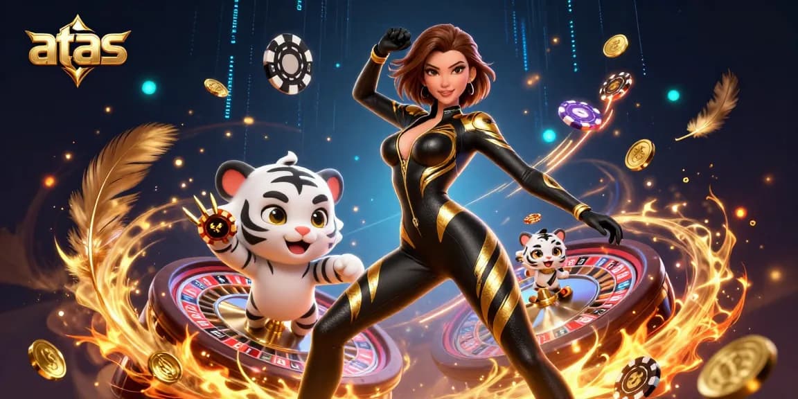 Engage with the exciting world of atas casino amid 3D interactive elements and vivid gaming scenes.