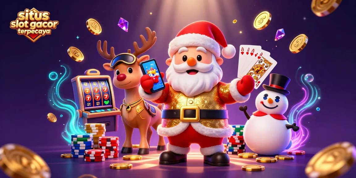 Temukan situs slot gacor terpercaya dengan jackpot dan permainan menarik lainnya dari Santa Claus dan teman-temannya.