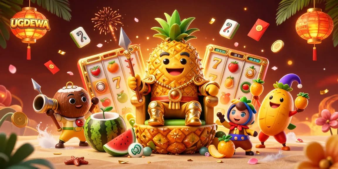 Experience dynamic gaming with UGDEWA's engaging characters and exciting casino elements.