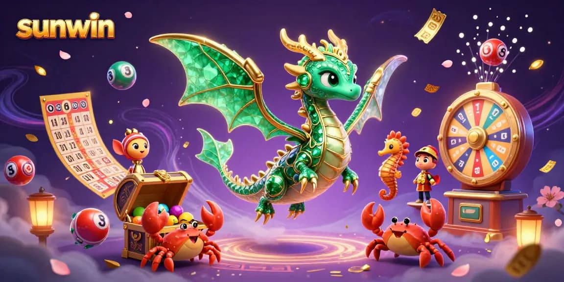 Experience thrilling games with sunwin's enchanting sea dragon and vibrant casino elements.