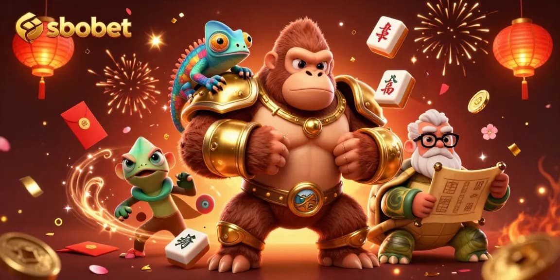 Experience sbobet with thrilling, colorful casino action in a vibrant, engaging 3D illustration.
