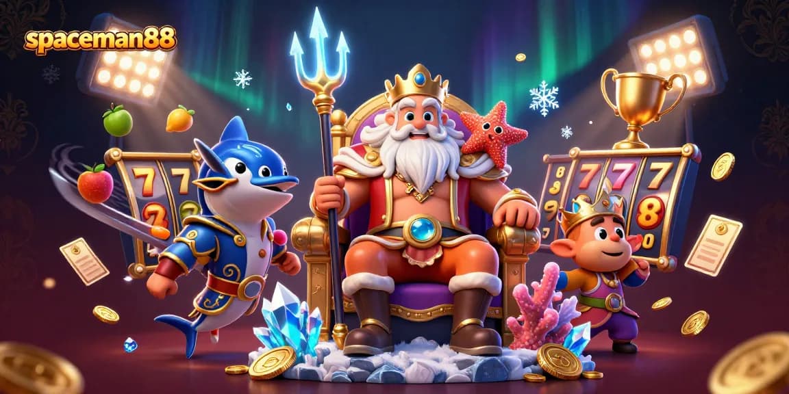Experience the thrilling world of spaceman88 slots featuring Neptune as jackpot symbols soar.