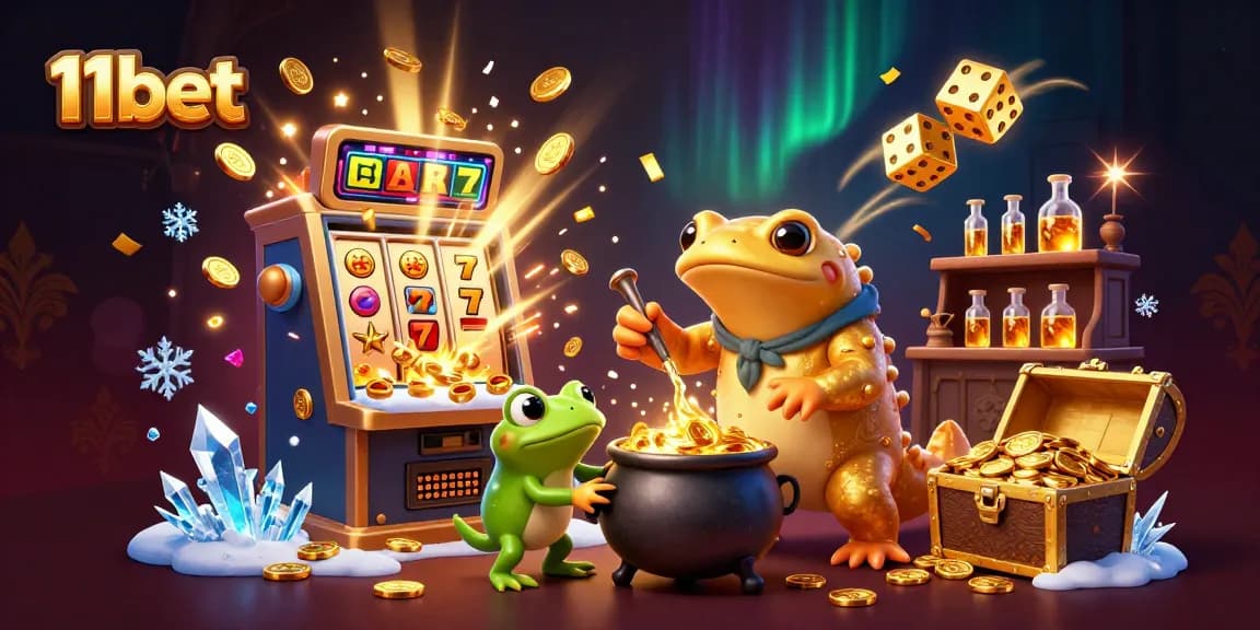 Experience epic wins with 11bet in a vibrant casino world full of magical characters and jackpots.