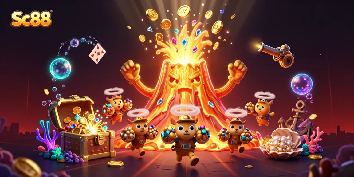 Experience winning thrills at Sc88 with a lively treasure scene from the casino universe.