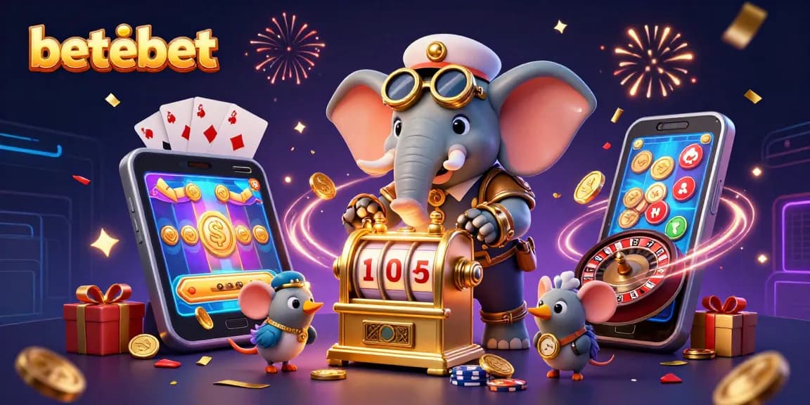 Betebet offers thrilling slot machine experiences with vibrant visuals and engaging gaming elements.