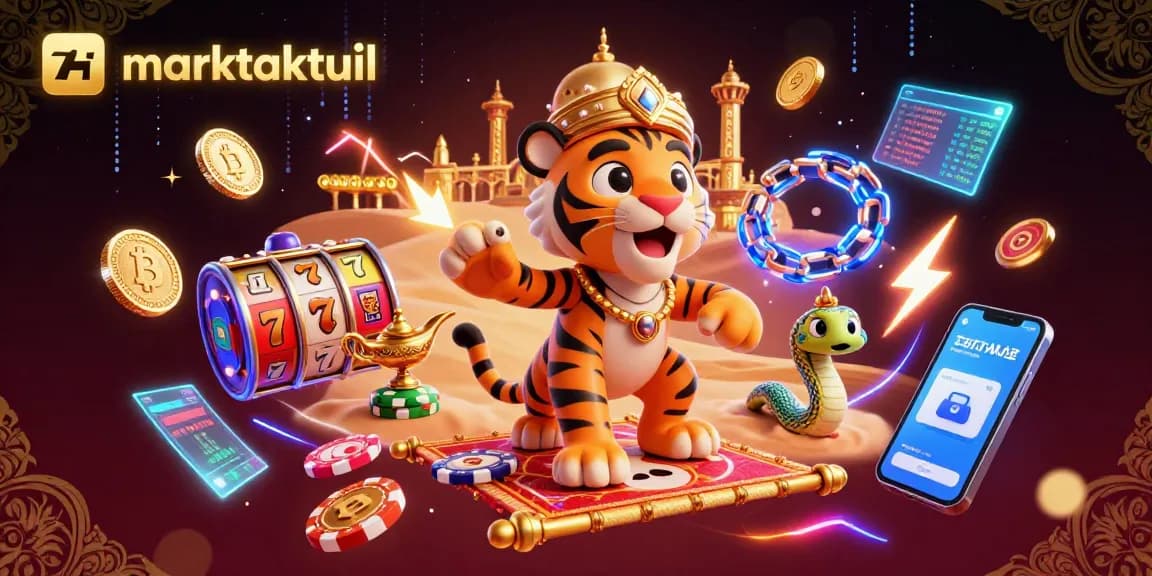 Spin to win with marktaktuell's vibrant casino scene featuring slot reels and jackpot counters.