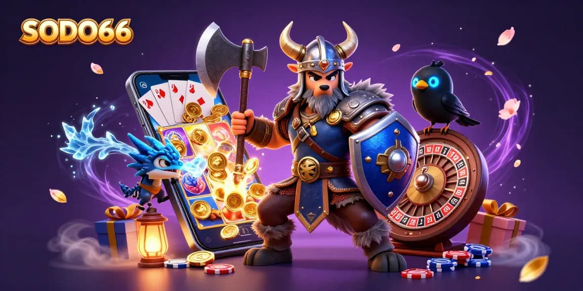 SODO66 lets players immerse in a vibrant 3D casino world with thrilling games, impressive characters, and dynamic winning action.