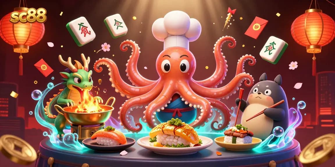 Experience exciting games at sc88 with interactive characters and vibrant casino elements.