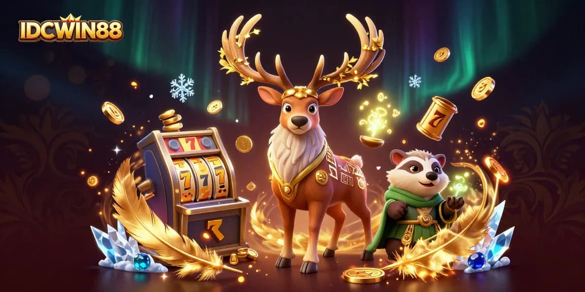 Experience thrilling gameplay with IDCWIN88's slot games, showcasing dynamic characters and rich visuals.