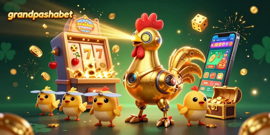 Experience thrilling gameplay at grandpashabet with a vibrant 3D casino scene showcasing explosive wins.