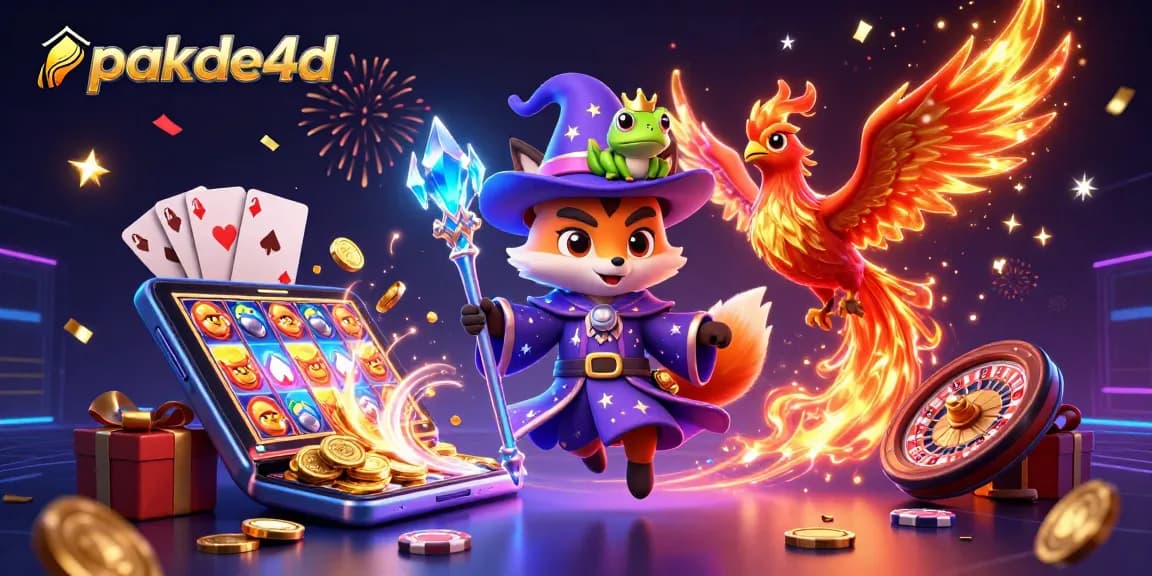 Experience thrilling gameplay with pakde4d's dynamic lottery offerings and engaging slot games.