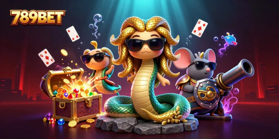 Experience exciting wins with 789BET in this 3D illustration showcasing vibrant casino elements.