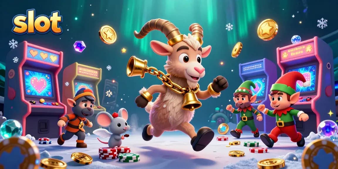 Menangkan slot gacor di kasino dengan simbol yang bersinar dan karakter berwarna-warni.