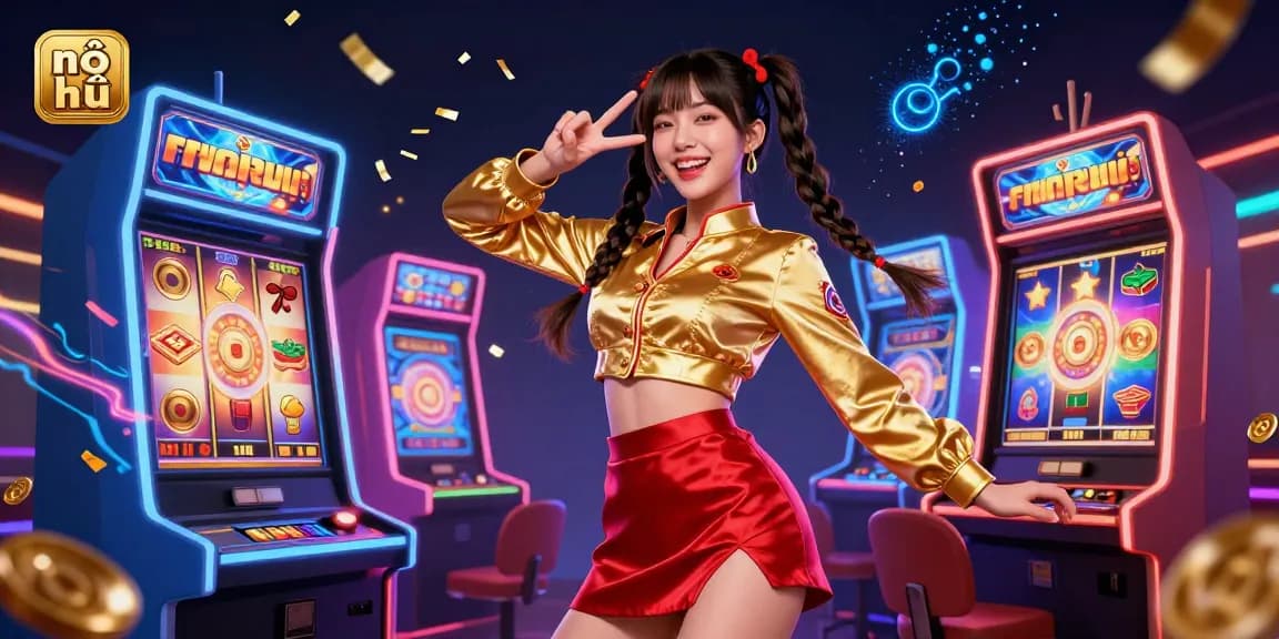 Engage with nổ hũ and experience thrilling jackpot action with colorful slot machines and vibrant game elements.