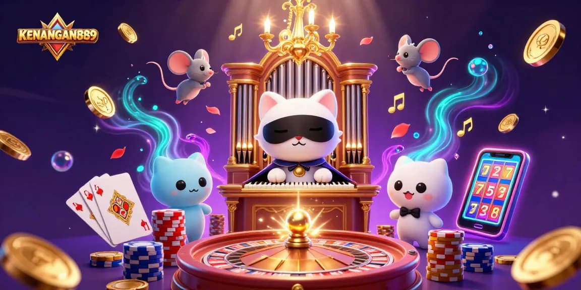 KENANGAN889 offers thrilling gameplay with unique characters, colorful chips, and dynamic casino elements.