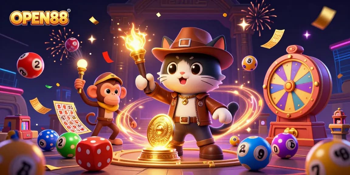 Experience thrilling gameplay at OPEN88 with vibrant bonuses, games, and live wagering action.