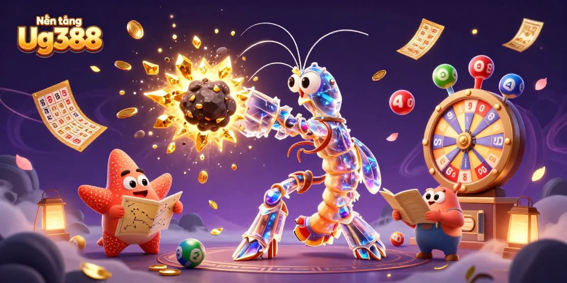 Nền tảng Ug388 delivers an exciting 3D casino experience with vibrant lottery elements and dynamic action.