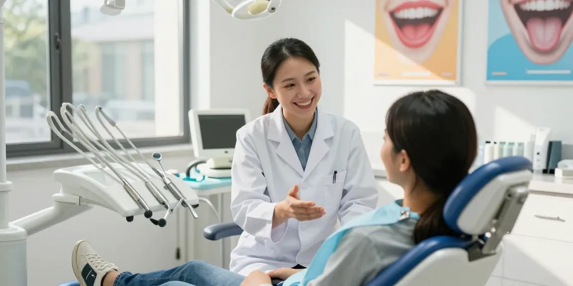 Visit a friendly dentist for your dental needs in a welcoming clinic atmosphere.