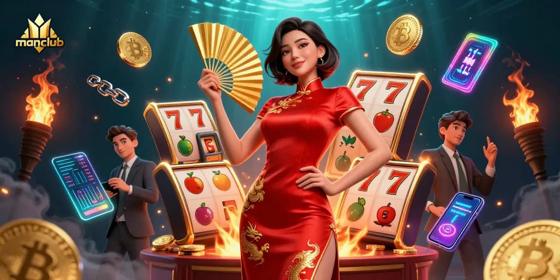 Experience thrilling gameplay at manclub with vibrant slot games and engaging casino elements.