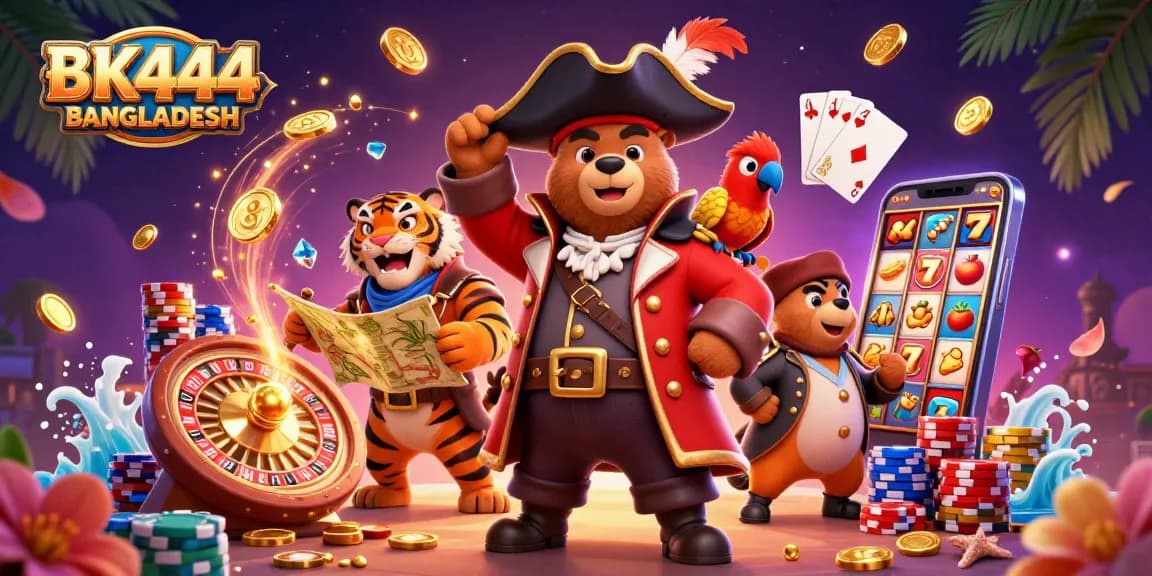 Experience thrilling games at BK444 BANGLADESH, where golden coins and exciting slot machines are waiting!
