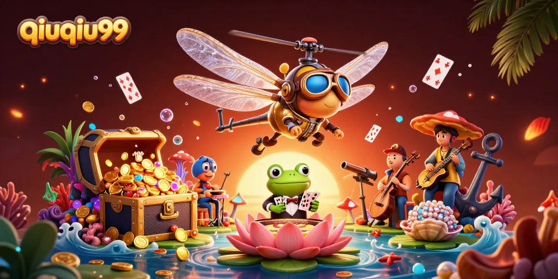 Experience thrilling gameplay with qiuqiu99 at the lily pad casino, featuring exciting card games and a vibrant atmosphere.