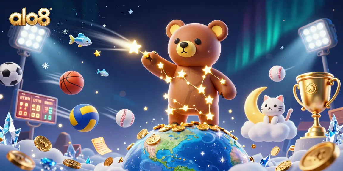 Catch exciting wins at alo8, featuring vibrant animated characters amid dynamic sports betting action.