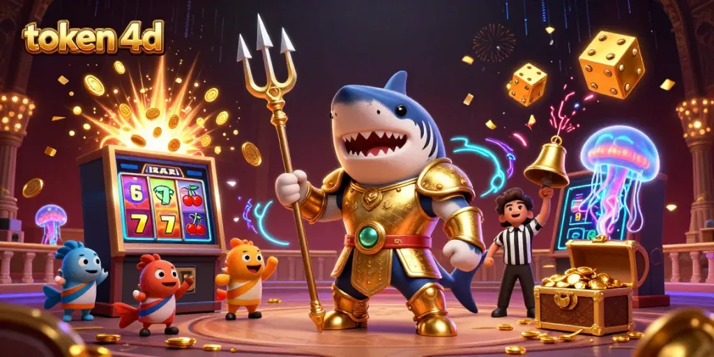 Pemainan slot jackpot token 4d yang seru di koloseum bawah laut dengan karakter unik