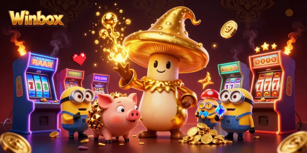 Engage in thrilling games at Winbox with golden magic and dynamic slot action.
