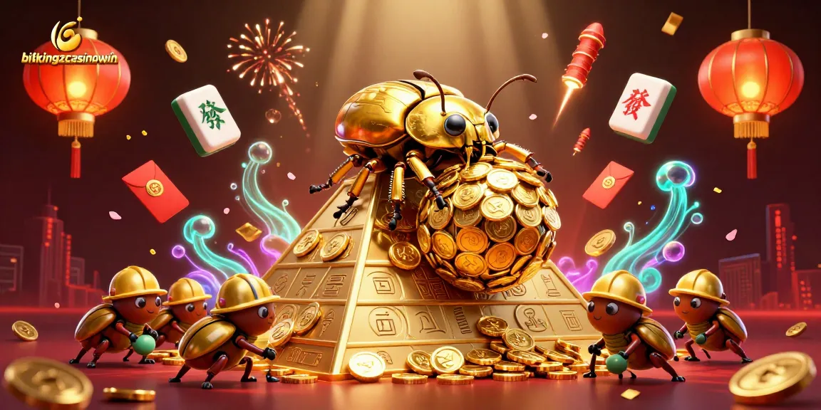 Spiele spannende Slot-Spiele mit bitkingzcasinowin in einer dynamischen, bunten 3D-Welt.