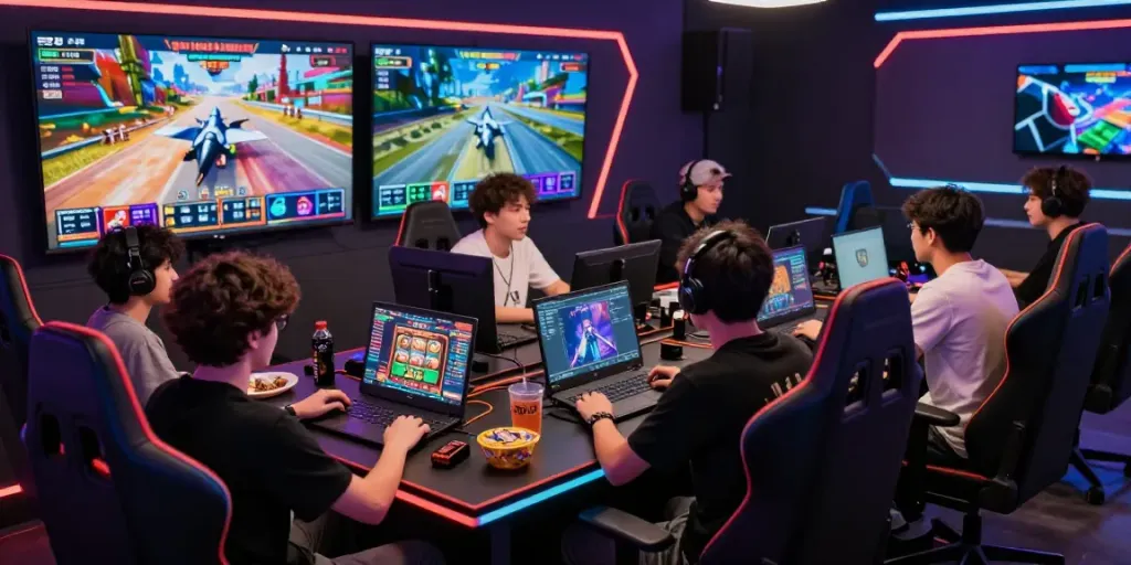 Trải nghiệm chơi game sôi động cùng f168 với nhóm người chơi đa dạng.