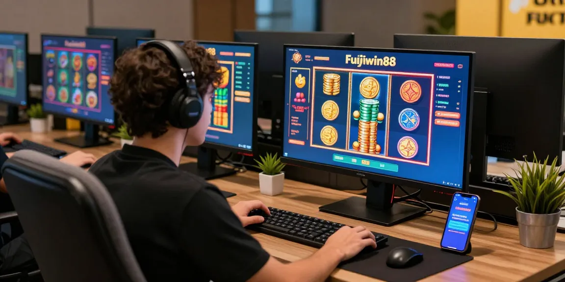 Permainan slot online di Fujiwin88 dengan grafik warna-warni dan pengalaman bermain yang mengasyikkan.