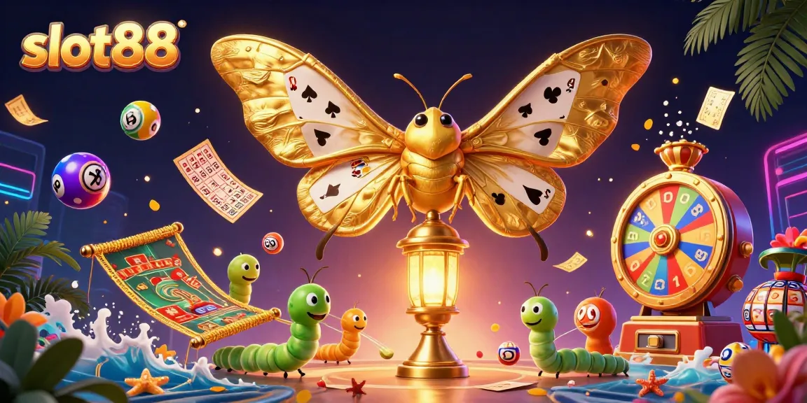Menangkan hadiah besar di slot88 dengan ilustrasi karakter menarik dalam suasana kasino yang semarak