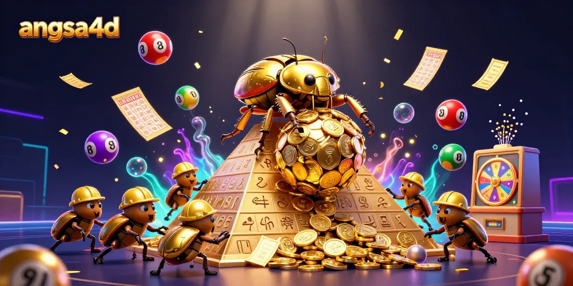 Experience the vibrant gaming world of angsa4d with golden coins and dynamic lottery elements.