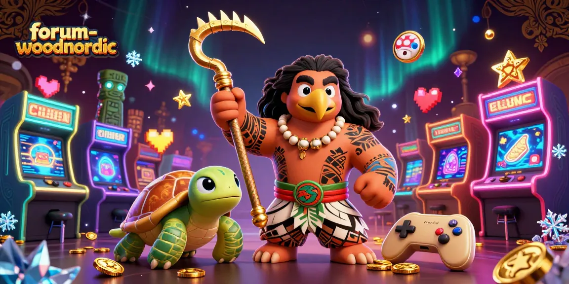 Menampilkan forum-woodnordic dengan karakter elit dan elemen game seperti slot mesin dalam ilustrasi 3D yang menampilkan pengalaman bermain casino yang mendebarkan.
