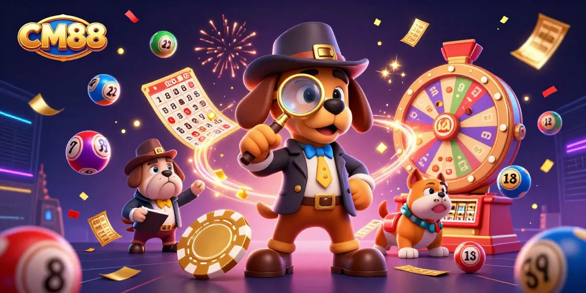 Engage with CM88 in an exciting 3D casino scene showcasing thrilling gameplay and colorful elements.