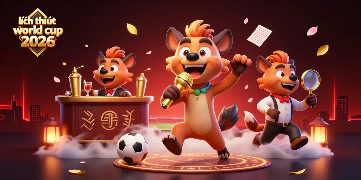 Engage in the excitement of lịch thi đấu world cup 2026 with lively hyenas at a sports-themed casino.