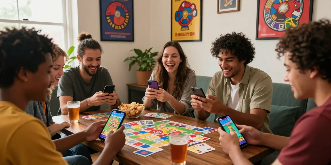 Play online Card Rummy with friends in a vibrant lounge setting, showcasing engaging gameplay and camaraderie.